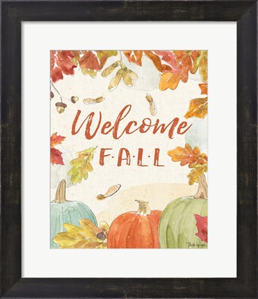 Framed Falling for Fall VI Print