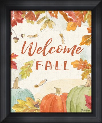Framed Falling for Fall VI Print