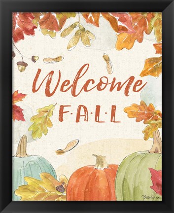 Framed Falling for Fall VI Print