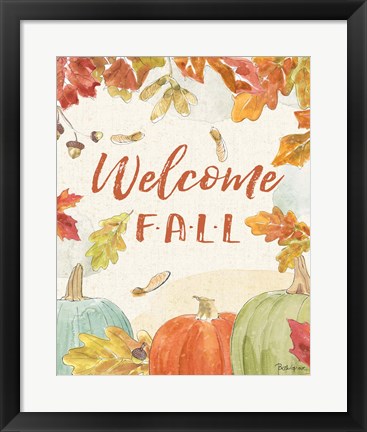 Framed Falling for Fall VI Print