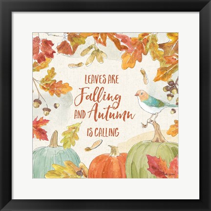 Framed Falling for Fall IV Print