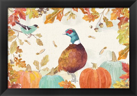 Framed Falling for Fall II Print