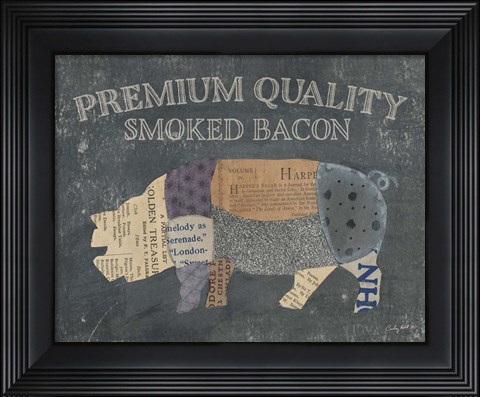 Framed From the Butcher XII Print