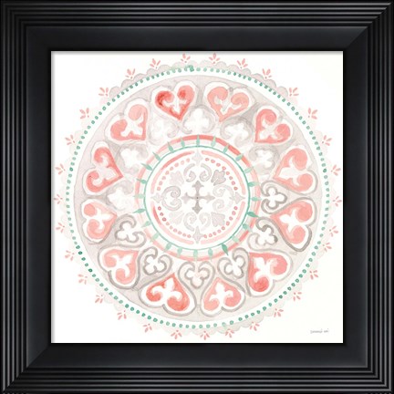 Framed Mandala Delight III Print