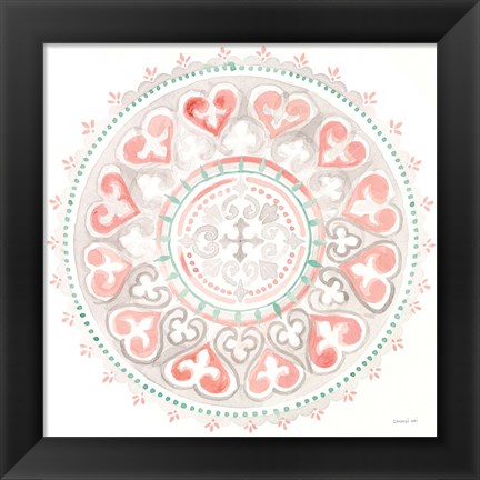 Framed Mandala Delight III Print