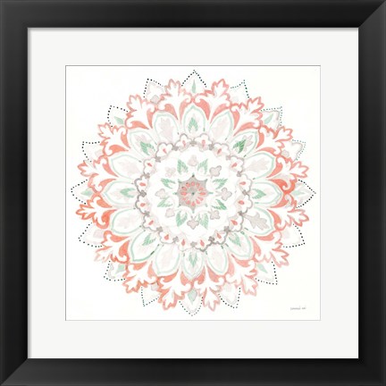 Framed Mandala Delight II Print