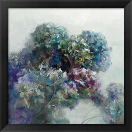 Framed Abstract Hydrangea Print