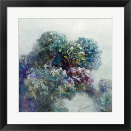 Framed Abstract Hydrangea Print