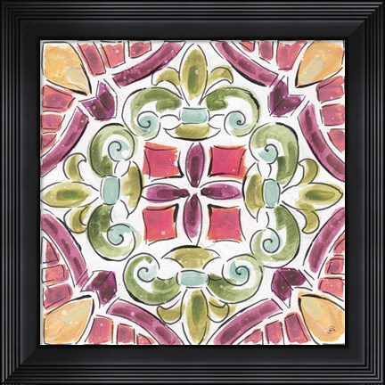 Framed Wine Country VII Print