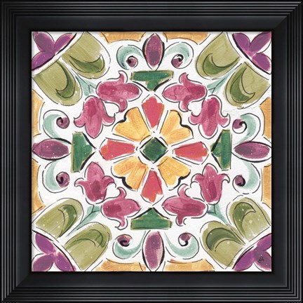 Framed Wine Country IX Print