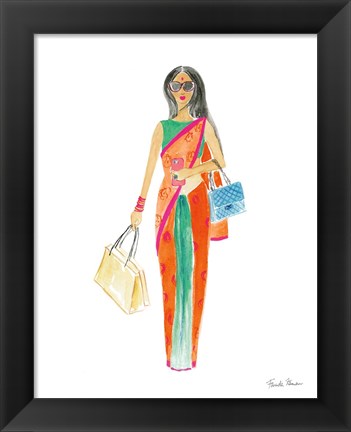 Framed International Girls III Print