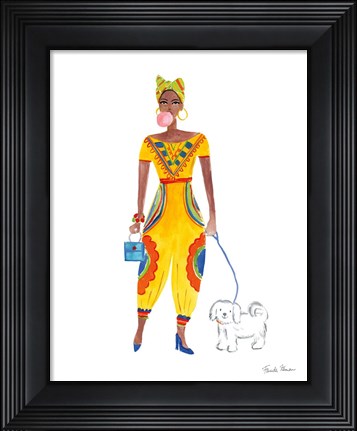 Framed International Girls I Print