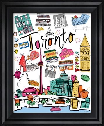 Framed Travel Toronto Print