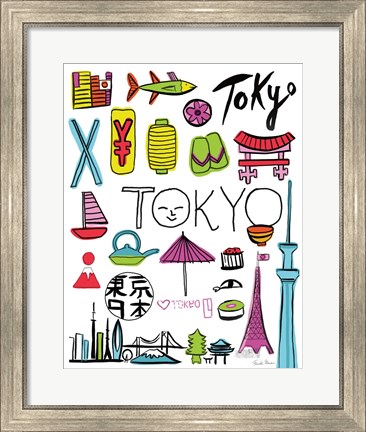 Framed Travel Tokyo Print