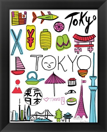 Framed Travel Tokyo Print