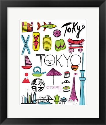 Framed Travel Tokyo Print