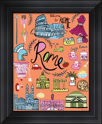 Framed Travel Rome Print
