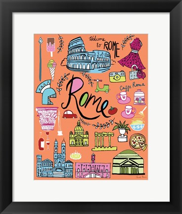 Framed Travel Rome Print