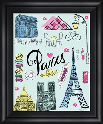Framed Travel Paris Print