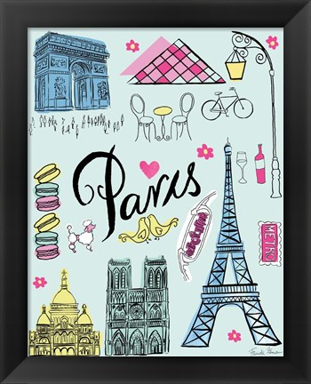 Framed Travel Paris Print