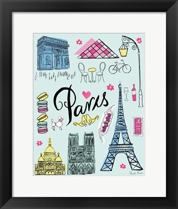 Framed Travel Paris Print