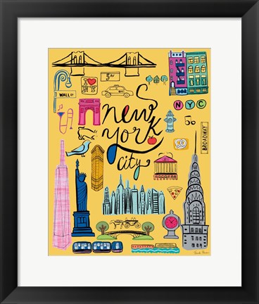 Framed Travel NYC Print