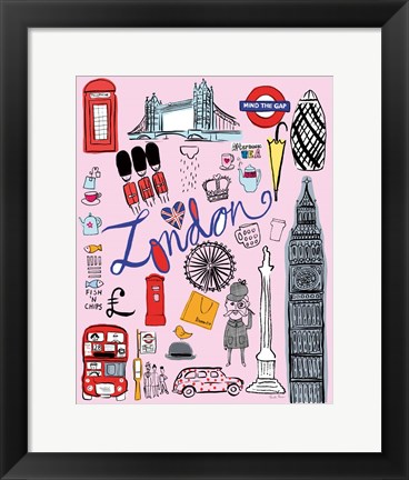 Framed Travel London Print