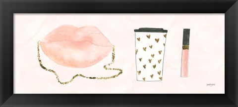 Framed Boss Ladies IX Pink Print