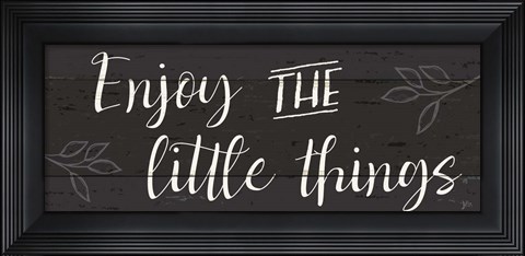 Framed Simple Signs I Black Print