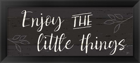 Framed Simple Signs I Black Print