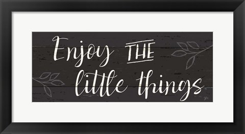 Framed Simple Signs I Black Print