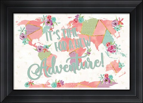 Framed Floral Aspect II Color Print