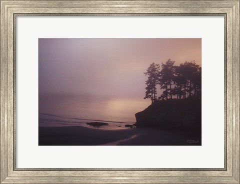 Framed Crescent Bay II Print