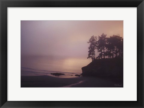 Framed Crescent Bay II Print