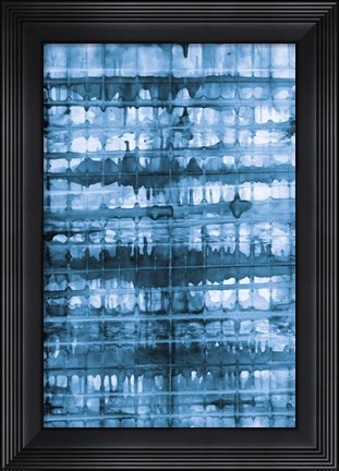 Framed Kanari I Indigo Print