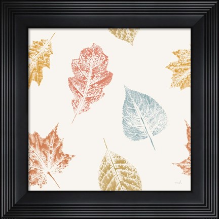 Framed Harvest Sentiments Pattern II Print
