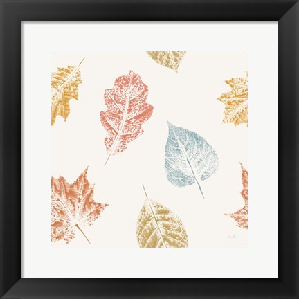 Framed Harvest Sentiments Pattern II Print