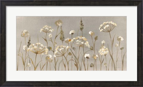 Framed Delicate Garden Neutral Print