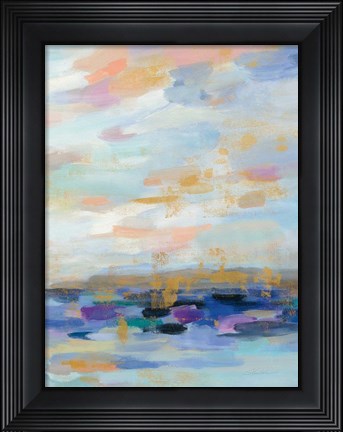 Framed Golden Sunrise III Print