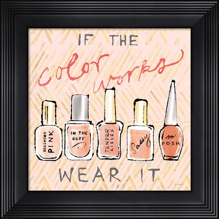 Framed Geo Beauty and Sass I - Wear It Print