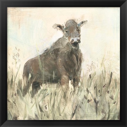 Framed Grazer Neutral Print