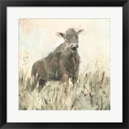 Framed Grazer Neutral Print