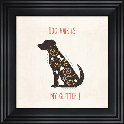 Framed Otomi Dogs V Print