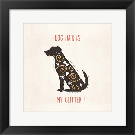 Framed Otomi Dogs V Print