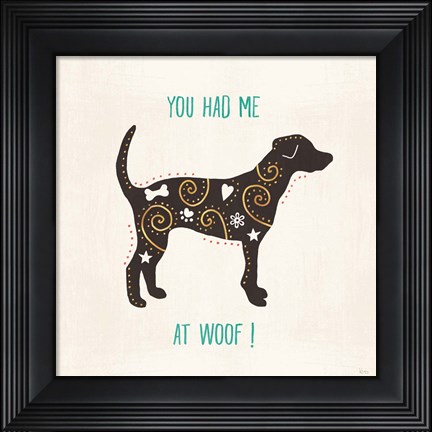 Framed Otomi Dogs IV Print