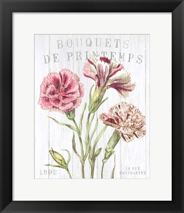 Framed Fleuriste Paris IV Print