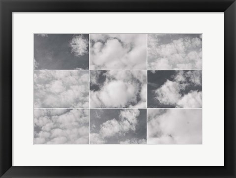 Framed In the Clouds Collage Print