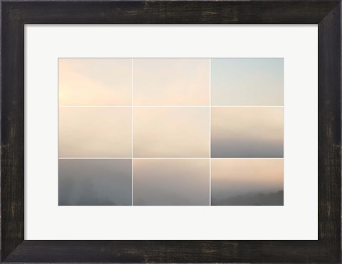 Framed Fall Fields Collage Print