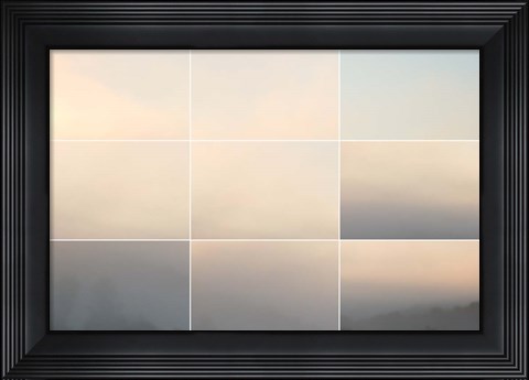 Framed Fall Fields Collage Print