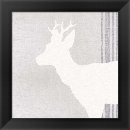 Framed Woodland Animal IV Print